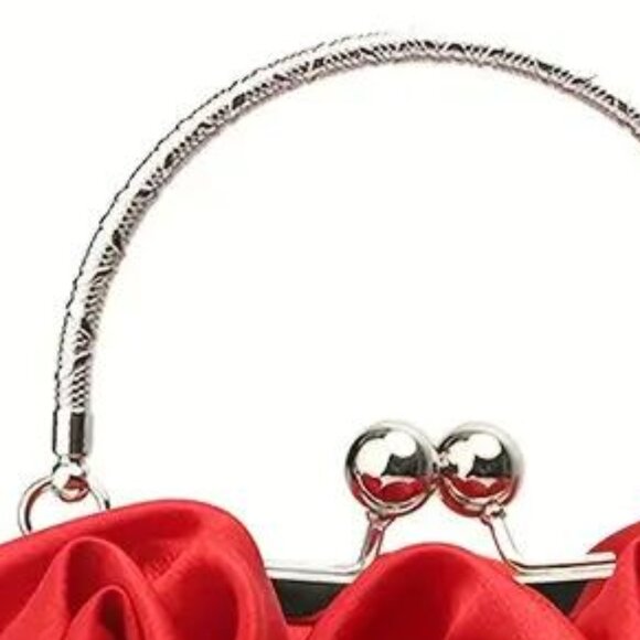 RED ROSES EVENING BAG - Picture 5 of 6